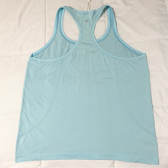 Lululemon swiftly tech tank top light blue women’s size 14 - Picture 2 of 7